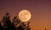 تصویری دیدنی از هم‌نشینی ماه کامل و دماوند