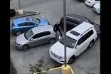 عبور دیوانه‌وار با لندکروز سرقتی از دل یک مرکز خرید