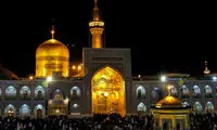 بارش تگرگ، زائران حرم رضوی را غافلگیر کرد