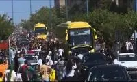 کری‌خوانی النصر برای الاتحاد با هواداران ایرانی