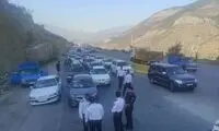تردد از تهران و کرج به سمت این جاده ممنوع شد