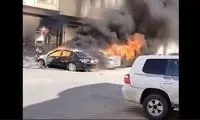 آتش گرفتن ۲ خودرو بر اثر گرمای شدید در عربستان