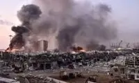 لحظه وقوع انفجار در ضاحیه جنوبی بیروت