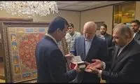 هدیه ویژه قالیباف به رئیس‌جمهور پاکستان