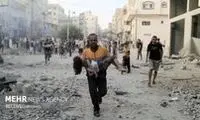 تصویر تکان‌دهنده از فلسطین پس از حمله اسرائیل