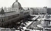 قابی دیدنی از قدیمی‌ترین نقشه شهر تهران 