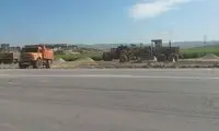 عکسی از یک شاهکار عجیب وسط جاده دهلران 