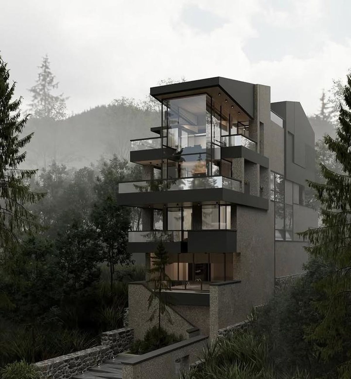شاهکار معماری در دل جنگلهای کلاردشت