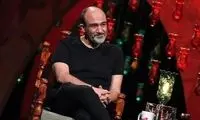 نقاشی منتشر شده از مهران غفوریان با پرچم یاحسین(ع)