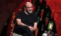 نقاشی منتشر شده از مهران غفوریان با پرچم یاحسین(ع)