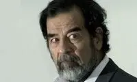 «صدام حسین» در حال بازدید از یک خانواده کشاورز در موصل