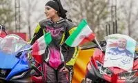 تصاویر توجه‌برانگیز از رژه موتوری زنان در تهران