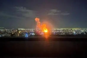 به عوارضی تهران-قم حمله هوایی شد