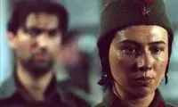 پارسا پیروزفر و ستاره صفرآوه در پشت صحنه «در چشم باد»