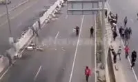 ویدئویی از اعتراضات آتشین کشوری که رئیسی آنجا سفر کرد