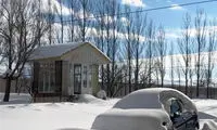 زیبایی و رازآلودی برف نیارق اردبیل در یک قاب