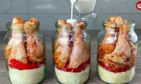 طرز پخت یک غذای متفاوت و خوشمزه با ران مرغ 