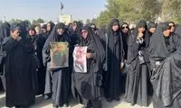 تصاویری از مراسم خاکسپاری شهیدان حاجی‌زاده و باقری