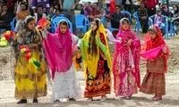  پوشش زیبای دختران و زنان بختیاری در عروسی