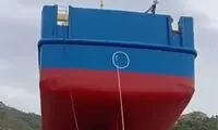 هنرنمایی حیرت‌انگیز یک نقاش روی بدنه کشتی