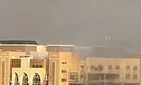 عکسی از حمله هوایی اسرائیل به دانشگاهی در غزه