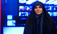 عکس یادگاری سحر امامی با مرد مشهور آمریکایی