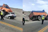مرگ تلخ 3 کودک به همراه پدر و مادر در تصادف با تریلی