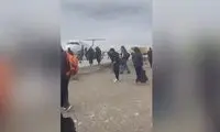 هواپیمای تیم فوتبال سیرجانی دچار سانحه شد