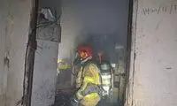 اطفای حریق انبار لوازم خانگی در شوش