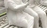 مجسمه‌ای به‌خاطر معلوم بودن ساق پایش جمع شد!