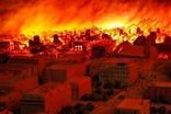 گزارش صداوسیما از آتش‌سوزی شدید در کرج