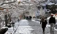 تهران یخ می‌زند