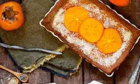 طرز تهیه کیک خرمالو مخصوص روزهای پاییزی