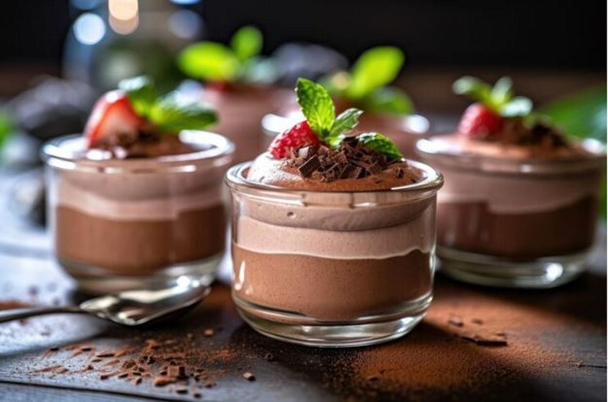   طرز تهیه دسر لیوانیِ سه سوته و بسیار شیک 