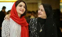 تصاویر آتلیه‌ای از گلاب آدینه و نورا هاشمی در سالن تئاتر