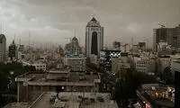 آسمان تهران، تیره و تار شد