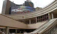 دیوارنگاره تازه میدان ولیعصر در دوران آتش‌بس