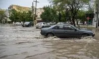 جزیره کیش به زیر آب رفت