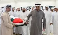 تشییع پیکر برادر رئیس امارات