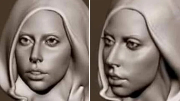 شباهت چهره مریم مقدس و لیدی گاگا خبرساز شد