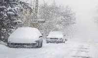بارش برف سنگین و بی‌وقفه در تبریز