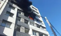 آتش سوزی مجتمع مسکونی ۴۹ واحدی در مشهد