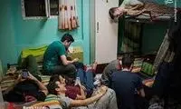 عکس بدون شرح از یک دانشجو قبل از امتحان