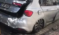 فروریختن ساختمان‌ها به روی ماشین‌ها در ترکیه