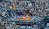 تصاویری زیبا از طلوع خورشید در بین‌الحرمین