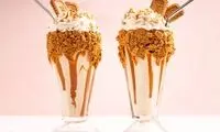 طرز تهیه میلک شیک تابستانی با طعم کارامل