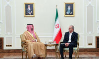 ویدئویی از کاروان حفاظت فرزند پادشاه سعودی در تهران