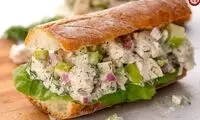 طرز تهیه ساندویچ ران مرغ لذیذ با سالاد کلم