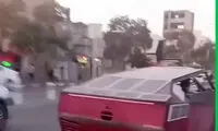 نسخه دانش‌آموزی تسلا در خیابان‌های مشهد رویت شد