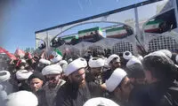 تشییع پیکر رهبر شهید در مشهد آغاز شد